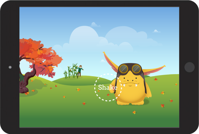 Rocky offers a handshake